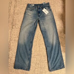 Zara Blue Wide Leg Jeans - Extra Long